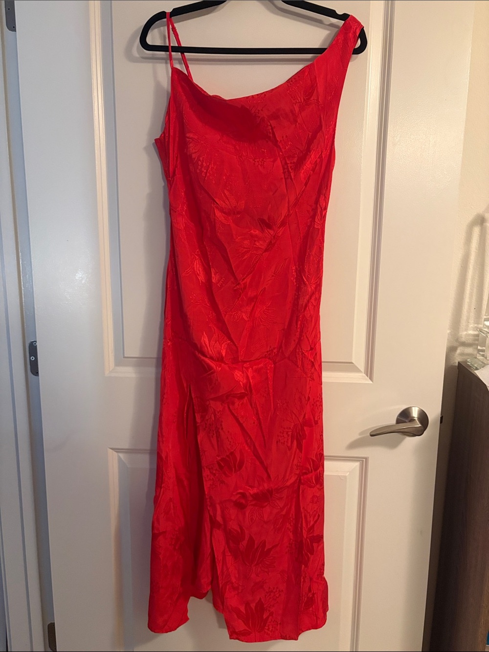 For Love & Lemons Red Asymmetrical Slip Dress- Accepting Offers!